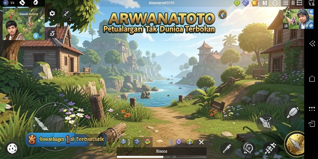 Tampilan menakjubkan dari dunia terbuka ARWANATOTO.