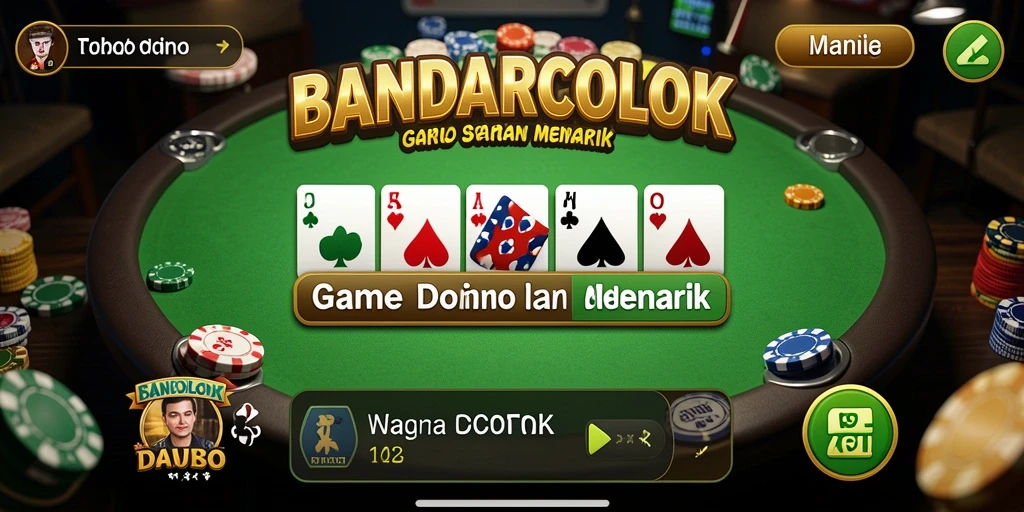 Tampilan gameplay BANDARCOLOK yang menarik dan interaktif.
