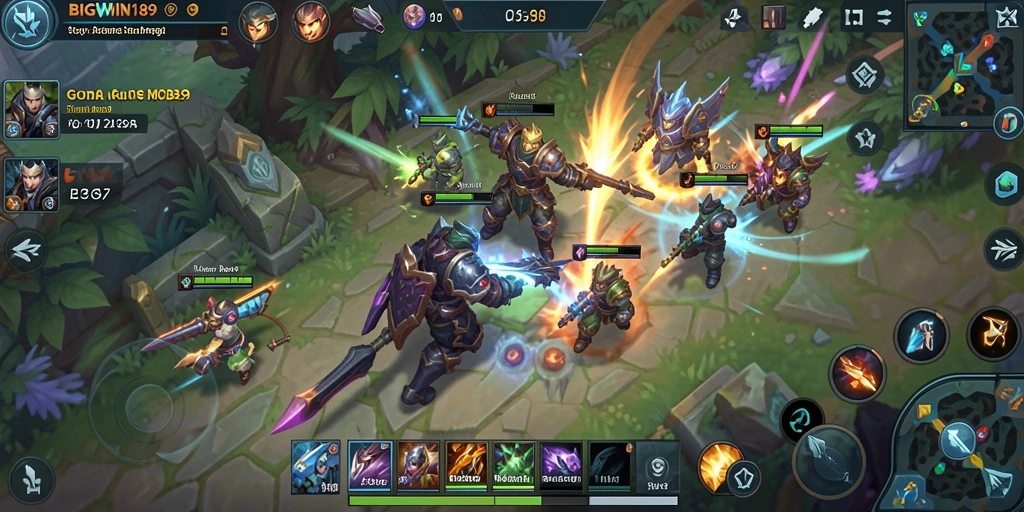 Tampilan gameplay intens dan strategis dari BIGWIN189.