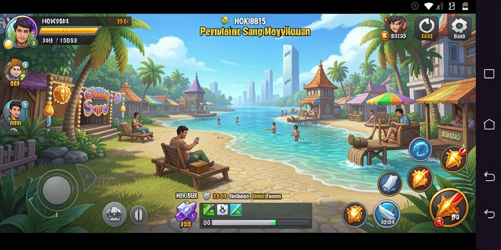 Tampilan menarik gameplay HOKI8815 yang menyenangkan dan santai.