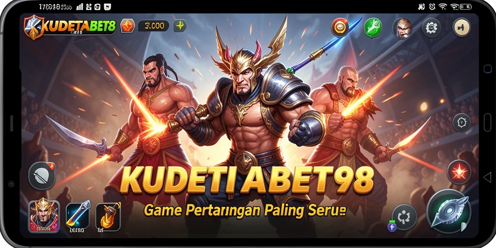 Tampilan aksi mendebarkan dalam KUDETABET98 saat bertarung.