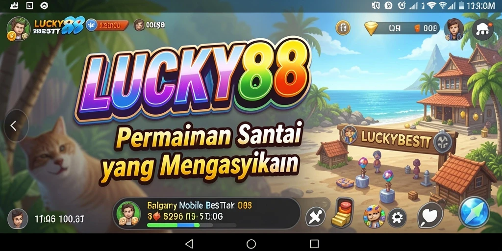 Tampilan gameplay menarik dari LUCKYBEST88 yang penuh warna.
