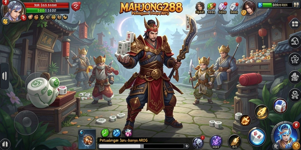 Tampilan gameplay mendebarkan dari MAHJONG288 dengan aksi ARPG yang seru.