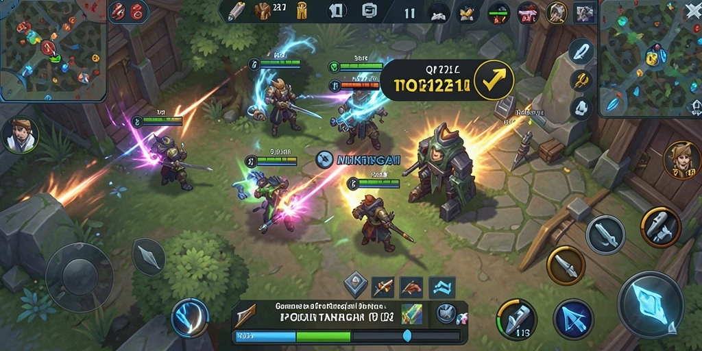 Tampilan gameplay QQ1221 yang strategis dan penuh tantangan.