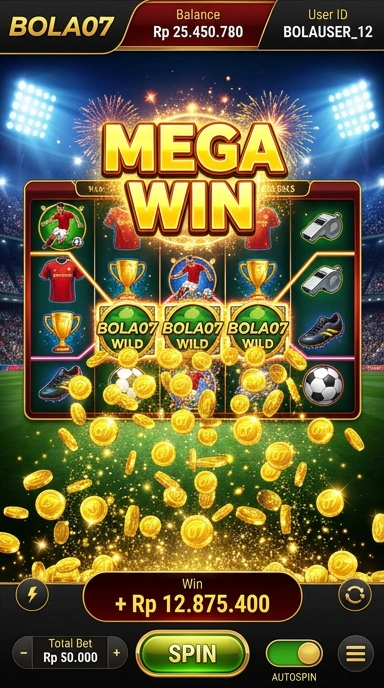 Tampilan antarmuka aplikasi bola07 yang ramah pengguna.